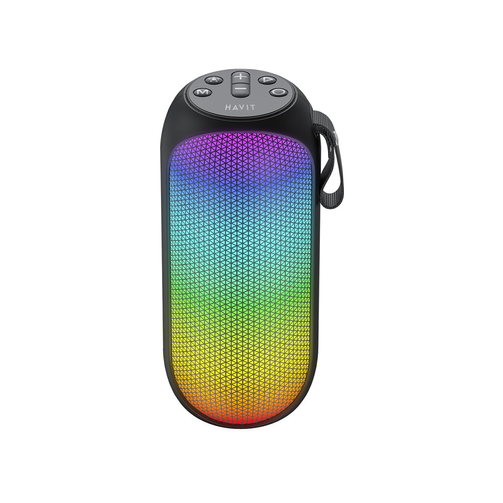 Prijenosni Bluetooth zvučnik HAVIT SK808BT, 8W, RGB, Vodootporan, Crni