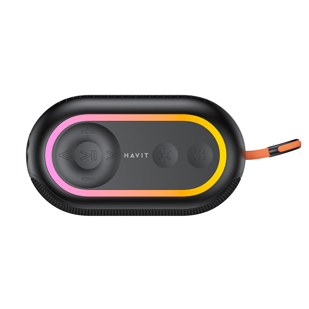Prijenosni Bluetooth zvučnik HAVIT SK809BT, 7W, RGB, Vodootporan, Crni