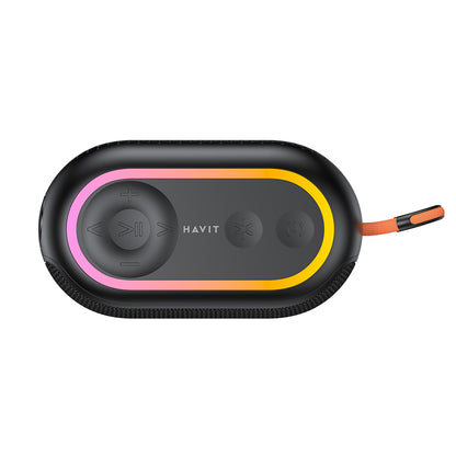 Prijenosni Bluetooth zvučnik HAVIT SK809BT, 7W, RGB, Vodootporan, Crni