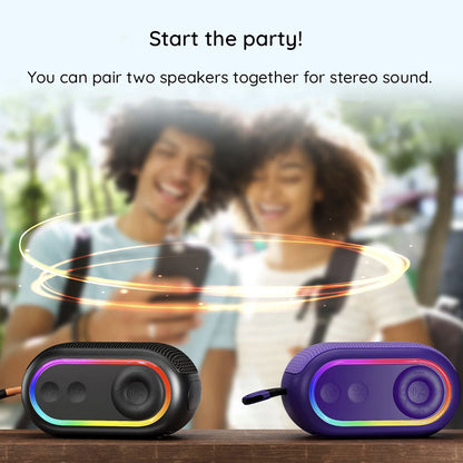 Prijenosni Bluetooth zvučnik HAVIT SK809BT, 7W, RGB, Vodootporan, Crni