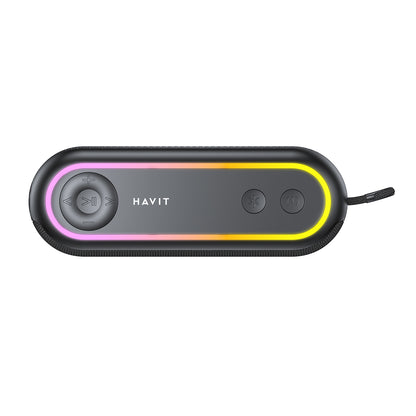 Prijenosni Bluetooth zvučnik HAVIT SK810BT, 7W, RGB, Vodootporan, Crni