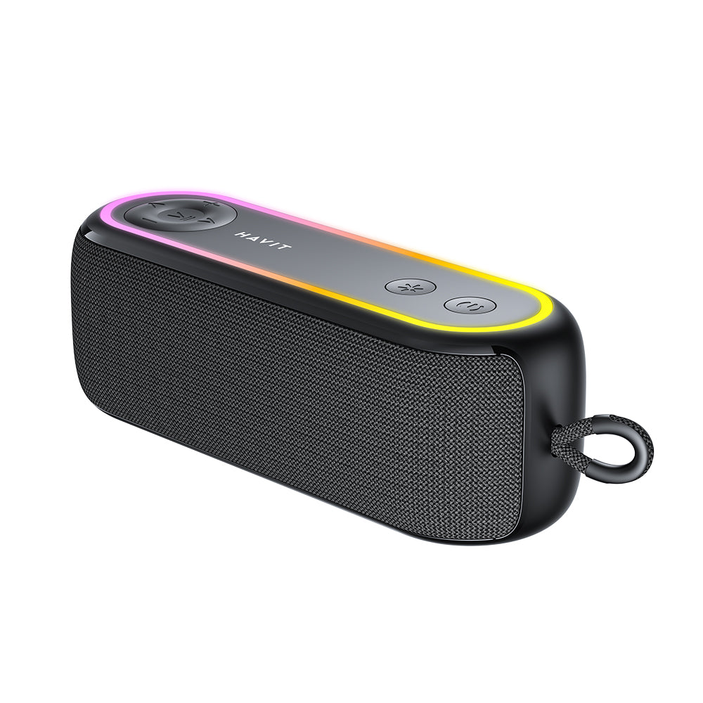 Prijenosni Bluetooth zvučnik HAVIT SK810BT, 7W, RGB, Vodootporan, Crni