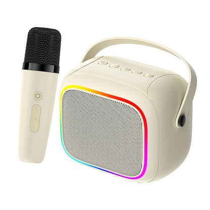 Prijenosni Bluetooth zvučnik HAVIT SK818BT Karaoke, 5W, RGB, vodootporan, bež