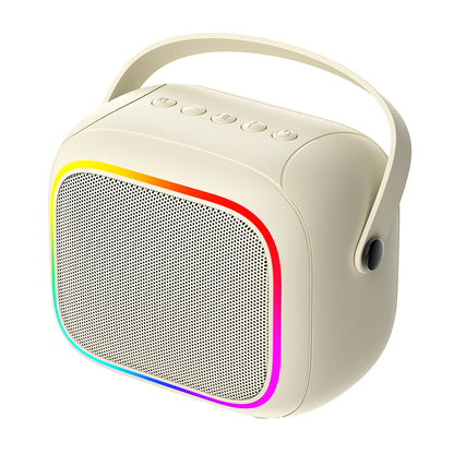 Prijenosni Bluetooth zvučnik HAVIT SK818BT Karaoke, 5W, RGB, vodootporan, bež