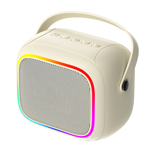 Prijenosni Bluetooth zvučnik HAVIT SK818BT Karaoke, 5W, RGB, vodootporan, bež