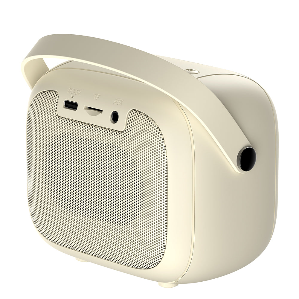 Prijenosni Bluetooth zvučnik HAVIT SK818BT Karaoke, 5W, RGB, vodootporan, bež