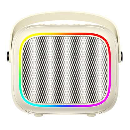 Prijenosni Bluetooth zvučnik HAVIT SK818BT Karaoke, 5W, RGB, vodootporan, bež