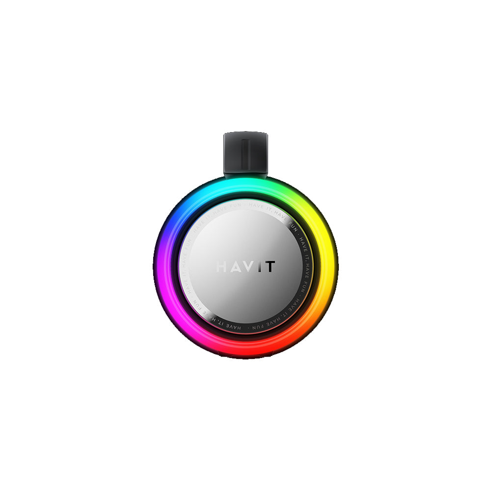 Prijenosni Bluetooth zvučnik HAVIT SK834BT, 2 x 5W, RGB, Vodootporan, Crni