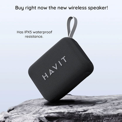 Prijenosni Bluetooth zvučnik HAVIT SK874BT, 8W, Vodootporan, Crni