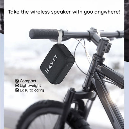 Prijenosni Bluetooth zvučnik HAVIT SK874BT, 8W, Vodootporan, Crni