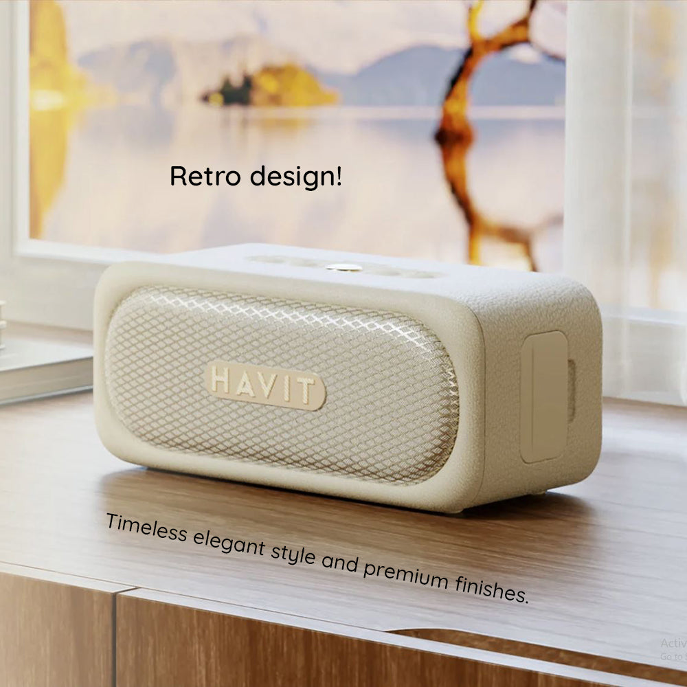 Bluetooth zvučnik HAVIT SK905BT, 20W, Vodootporan, Bež