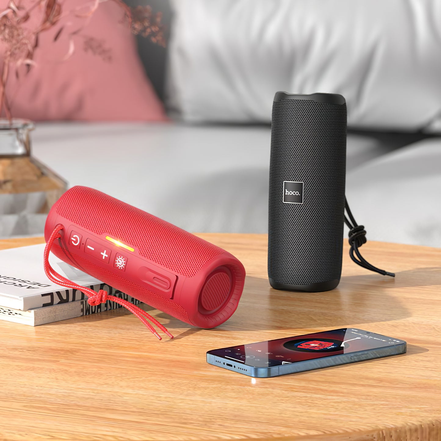Prijenosni Bluetooth zvučnik HOCO HC16, 2 x 5W, TWS, Crni