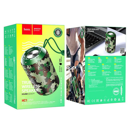 Prijenosni Bluetooth zvučnik HOCO HC1, 5W, TWS, Vodootporan, Kamuflaža