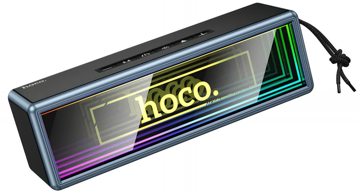 Prijenosni Bluetooth zvučnik HOCO HC40, 2 x 10W, TWS, RGB, Crni
