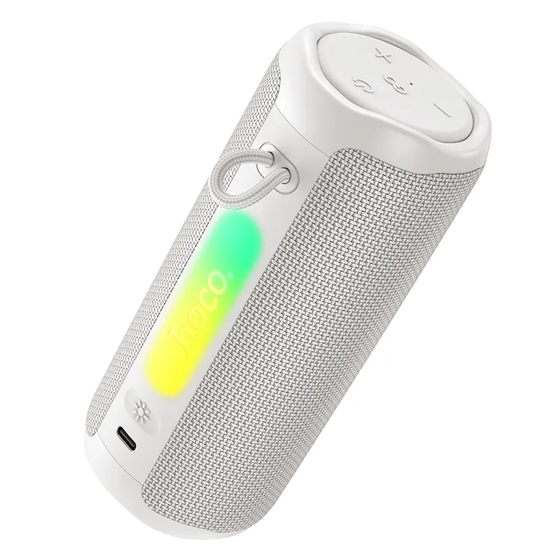 Prijenosni Bluetooth zvučnik HOCO HC50, 8W, TWS, RGB, Vodootporan, Bijeli
