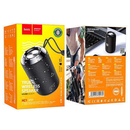 Prijenosni Bluetooth zvučnik HOCO HC1, 5W, TWS, Vodootporan, Crni