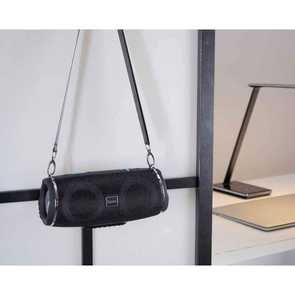 Prijenosni Bluetooth zvučnik HOCO HC12, 10W, RGB, vodootporan, crni