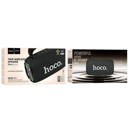 Prijenosni Bluetooth zvučnik HOCO HC25, 2 x 10W, TWS, Crni