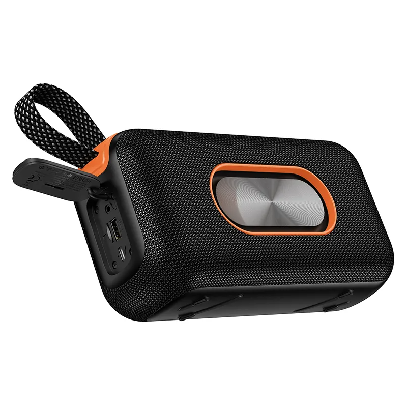 Prijenosni Bluetooth zvučnik HOCO HC32, 2 x 10W, TWS, RGB, Crni