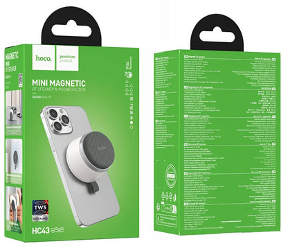 Prijenosni Bluetooth zvučnik HOCO HC43 Mini Magnetic, 8W, TWS, Bijeli