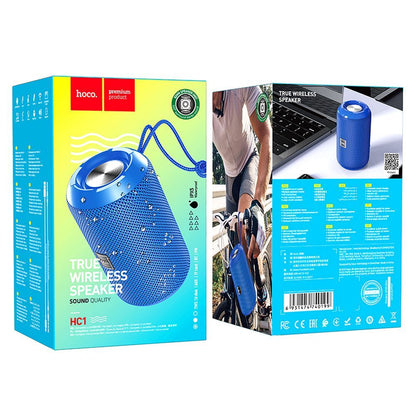 Prijenosni Bluetooth zvučnik HOCO HC1, 5W, TWS, Vodootporan, Plavi