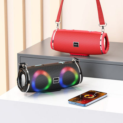 Prijenosni Bluetooth zvučnik HOCO HC12, 10W, RGB, vodootporan, crni