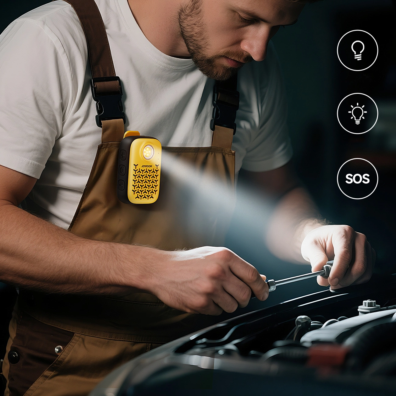 Prijenosni Bluetooth zvučnik Joyroom Maya JR-MS03, 5W, Vodootporan, Žuti