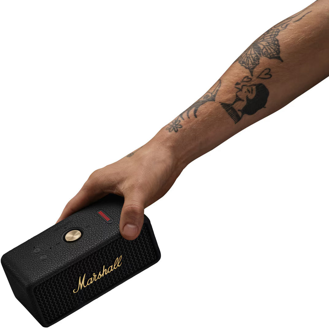 Prijenosni Bluetooth zvučnik Marshall Emberton II, 20W, Vodootporan, Crno-Zlatni