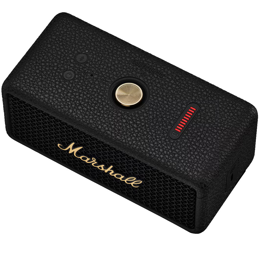 Prijenosni Bluetooth zvučnik Marshall Emberton II, 20W, Vodootporan, Crno-Zlatni