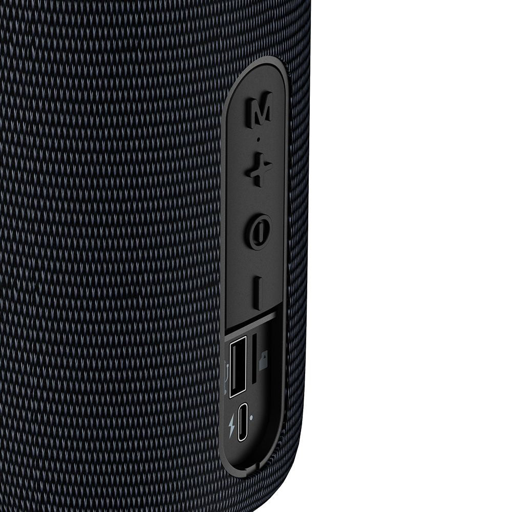 Prijenosni Bluetooth zvučnik McDodo BS-1410, 2 x 5W, RGB, Vodootporan, Crni