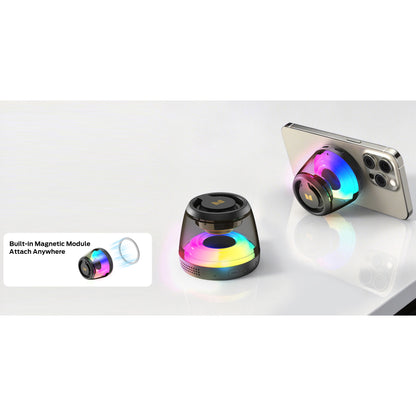 Prijenosni Bluetooth zvučnik Monster Mag Flux, 5W, TWS, RGB, Crna