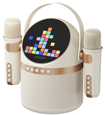Prijenosni Bluetooth zvučnik Philips, 10W, Karaoke, Bež TAS2509WT/00