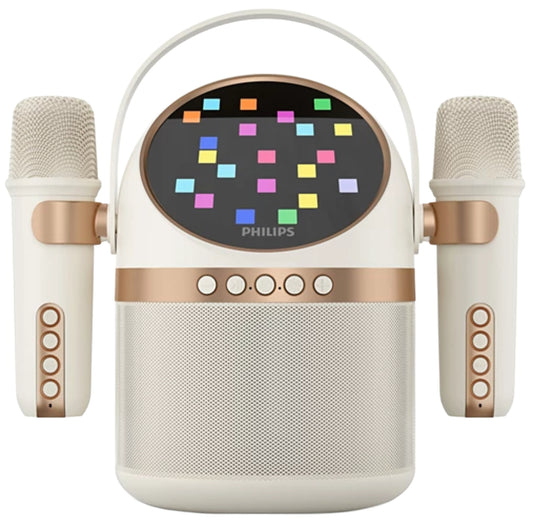 Prijenosni Bluetooth zvučnik Philips, 10W, Karaoke, Bež TAS2509WT/00