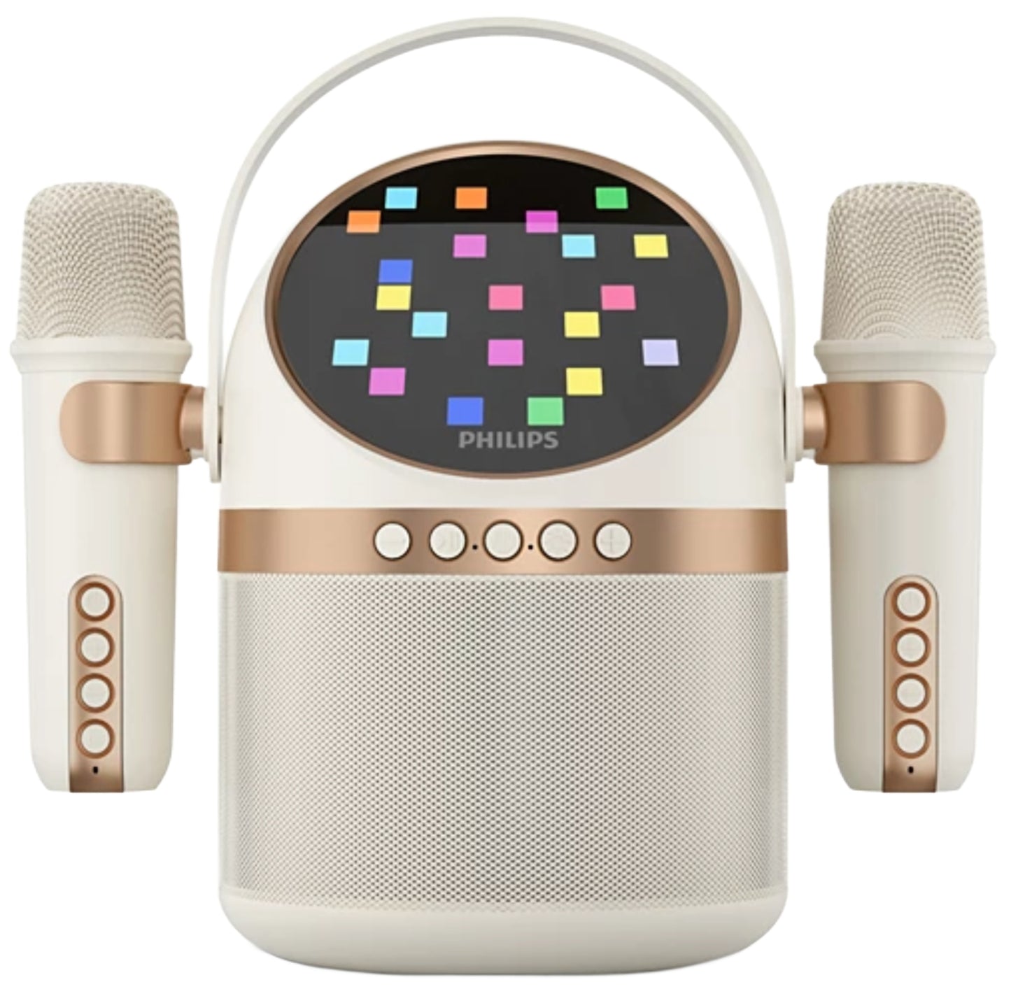 Prijenosni Bluetooth zvučnik Philips, 10W, Karaoke, Bež TAS2509WT/00
