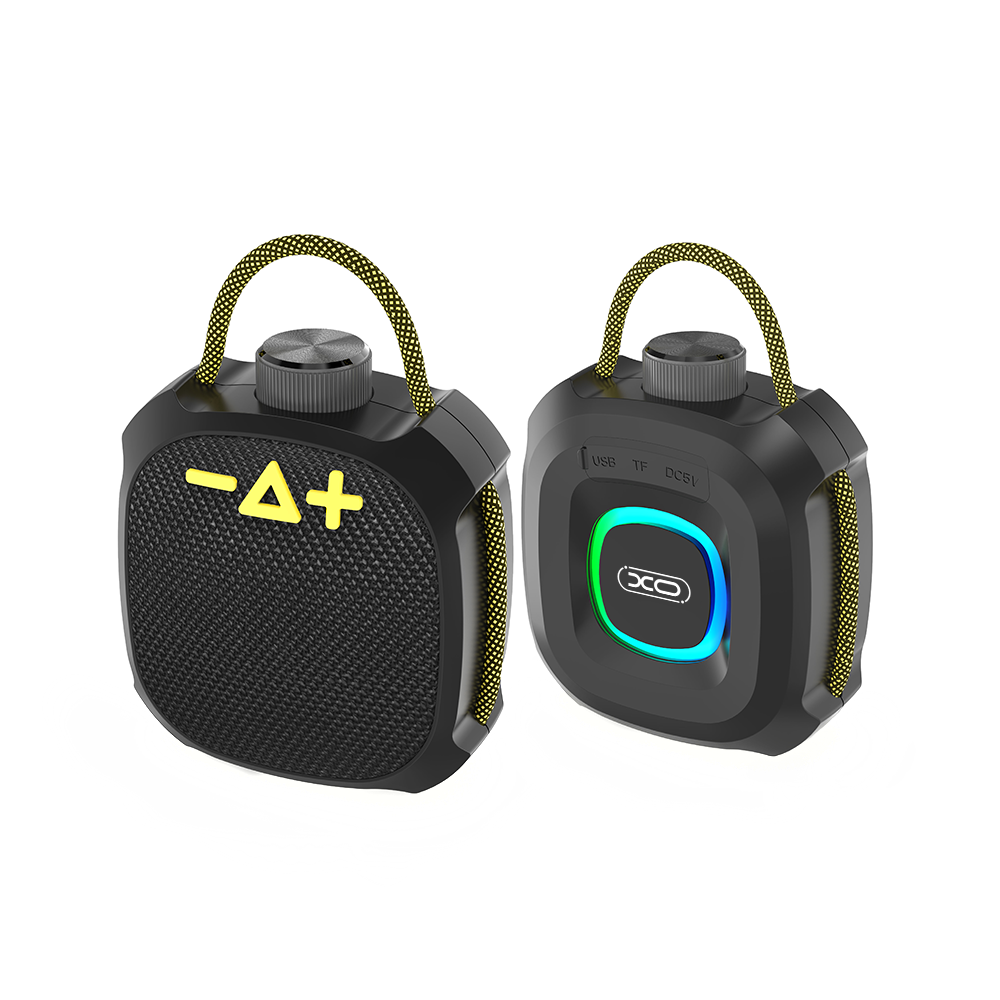 Prijenosni Bluetooth zvučnik XO Design F77, TWS, RGB, Vodootporan, Crni