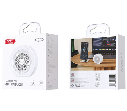 Prijenosni Bluetooth zvučnik XO Design F61, 3 W, TWS, bijeli