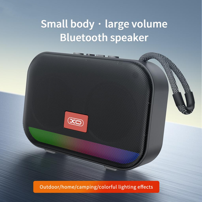 Prijenosni Bluetooth zvučnik XO Design F66, 5W, RGB, Crni