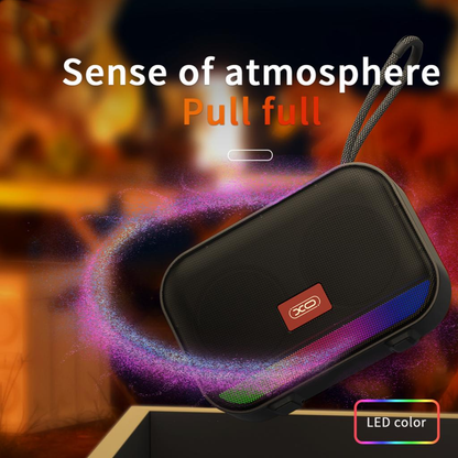 Prijenosni Bluetooth zvučnik XO Design F66, 5W, RGB, Crni