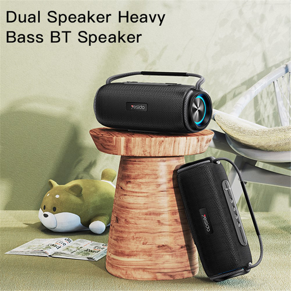 Prijenosni Bluetooth zvučnik Yesido YSW11, 40W, RGB, Vodootporan, Crni