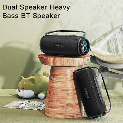 Prijenosni Bluetooth zvučnik Yesido YSW11, 40W, RGB, Vodootporan, Crni