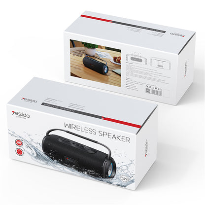 Prijenosni Bluetooth zvučnik Yesido YSW11, 40W, RGB, Vodootporan, Crni