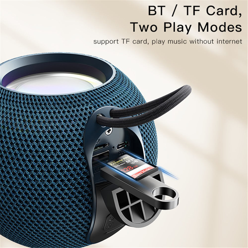 Prijenosni Bluetooth zvučnik Yesido YSW13, 5W, RGB, Plavi