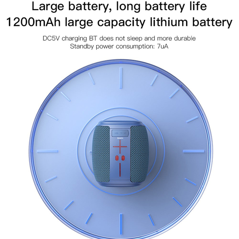 Prijenosni Bluetooth zvučnik Yesido YSW14, 5W, RGB, Plavi