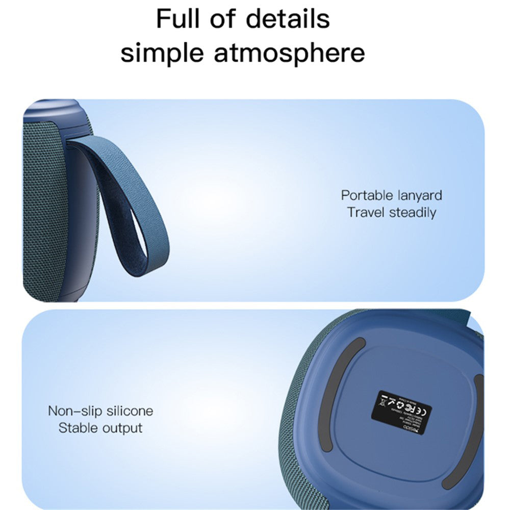 Prijenosni Bluetooth zvučnik Yesido YSW14, 5W, RGB, Plavi