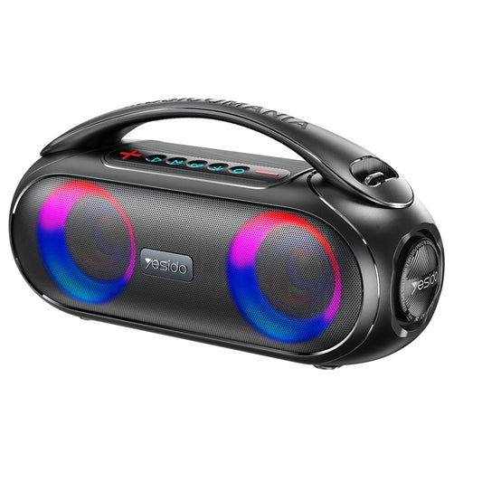 Prijenosni Bluetooth zvučnik Yesido YSW19, 40W, RGB, vodootporan, crni