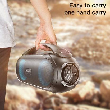 Prijenosni Bluetooth zvučnik Yesido YSW19, 40W, RGB, vodootporan, crni