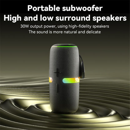 Prijenosni Bluetooth zvučnik Yesido YSW22, 30W, RGB, vodootporan, crni