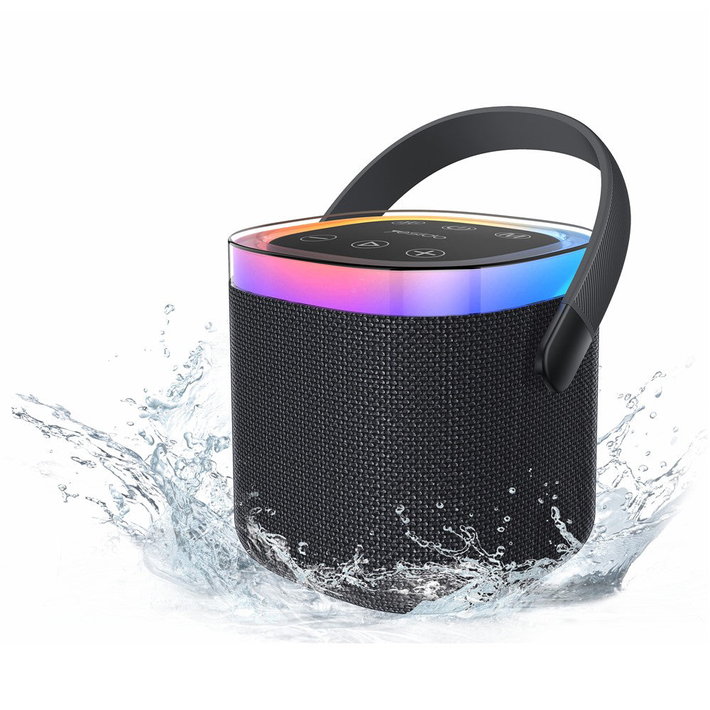 Prijenosni Bluetooth zvučnik Yesido YSW25, 5W, RGB, Crni