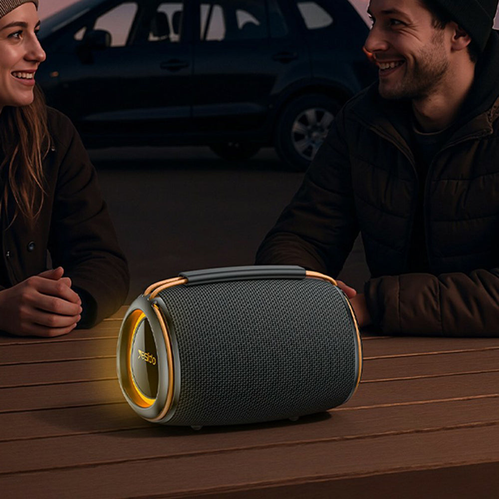 Prijenosni Bluetooth zvučnik Yesido YSW39, 20W, TWS, RGB, Crni