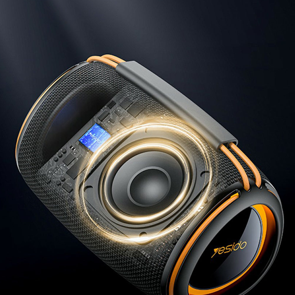 Prijenosni Bluetooth zvučnik Yesido YSW39, 20W, TWS, RGB, Crni